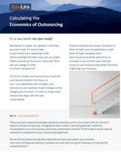 economics of outsourcing ebook