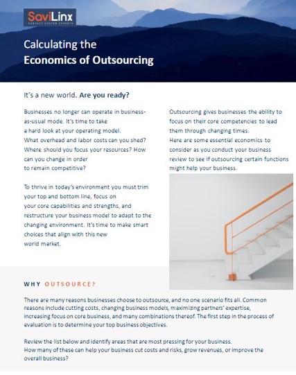 The Economics of Contact Center Outsourcing